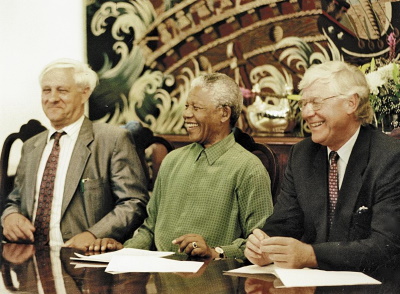 Constant Viljoen Mandela en Borrain