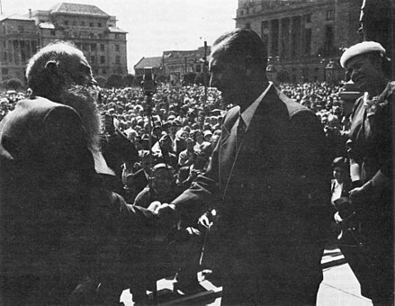 Adv Strijdom se laaste vergadering in Pretoria