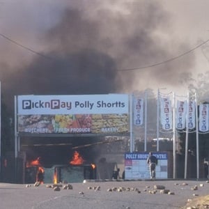 Anargie en chaos in Suid Afrika