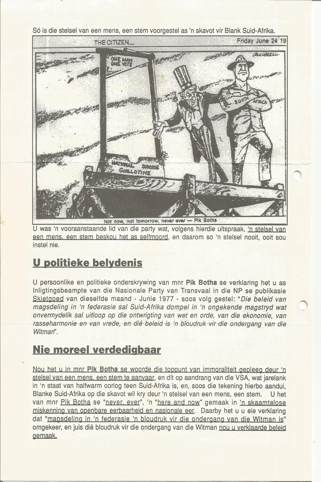 Moraliteit Jaap Marais 2