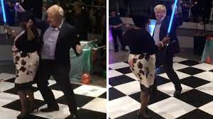 Boris Johnson dancing his dignity away