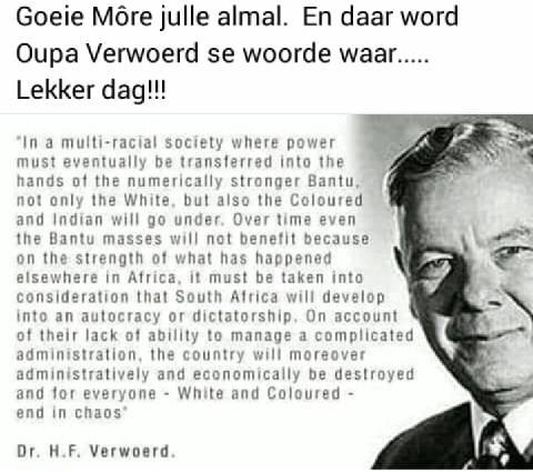 Dr. Verwoerd se waarskuwing