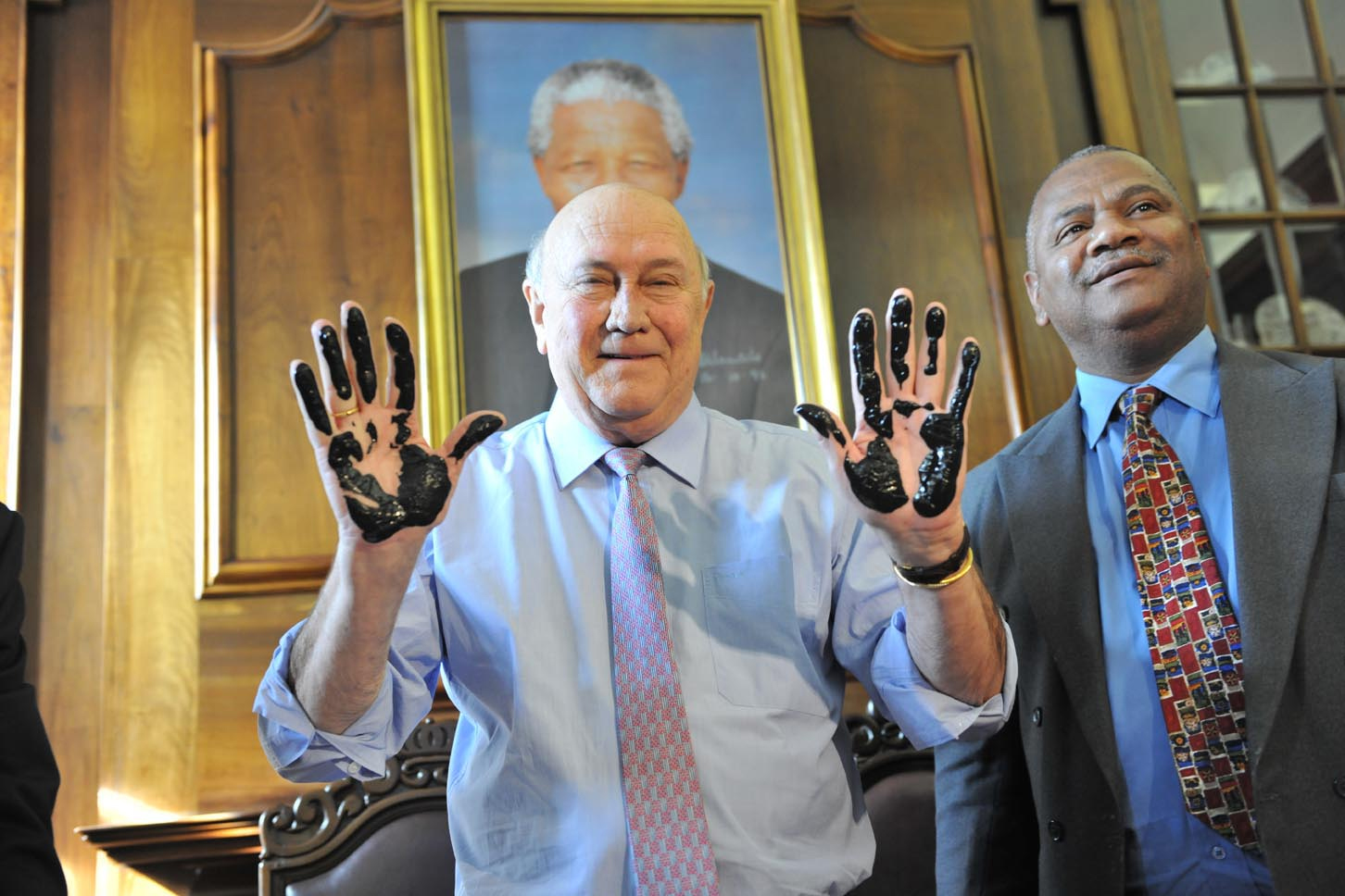F W de Klerk se swart hande