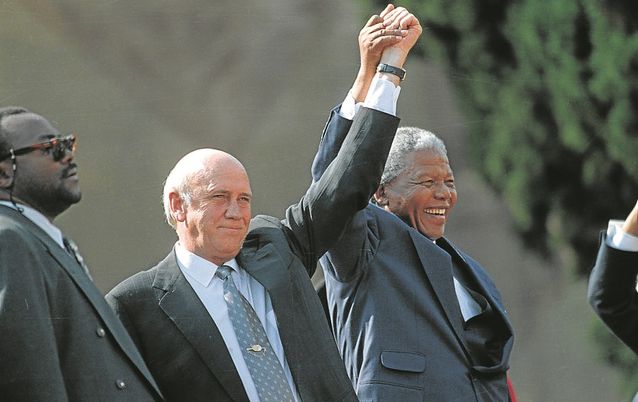 F.W. de Klerk se oorgawe
