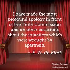 FW DE KLERK AANHALING