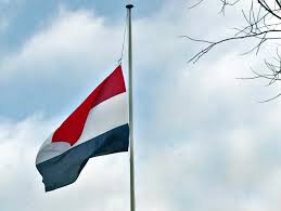 vlag halfstok