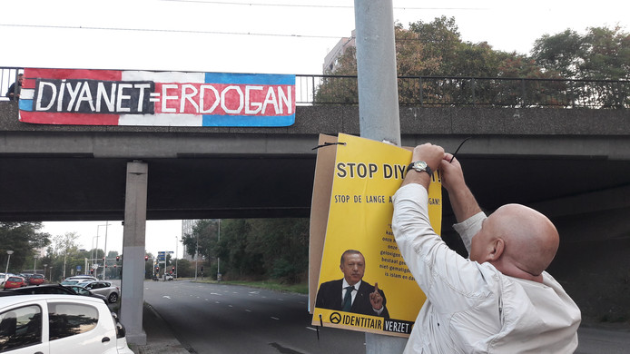Nijmegen Rechtsaf Stop Diyanet moskee actie2