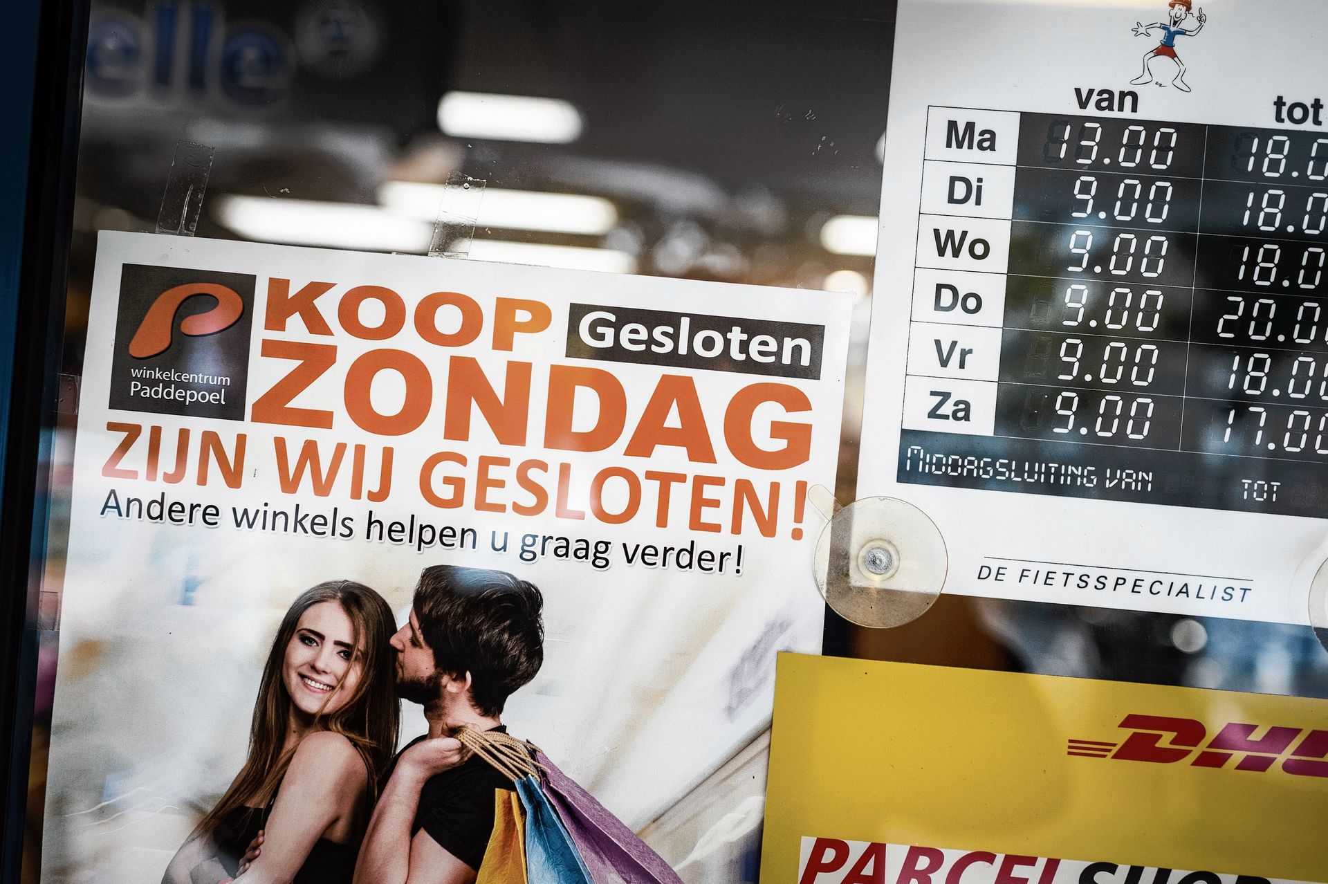 koopzondag gesloten paddepoel