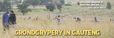Grondgryp in Witwatersrand