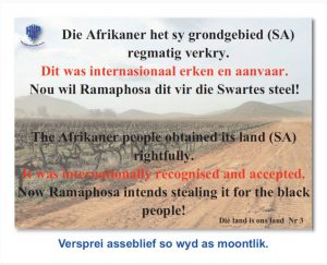 Grondonteiening is diefstal