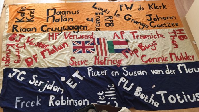 Johan Pienaar se woordfees ou vlag