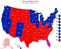 Kaart Amerika