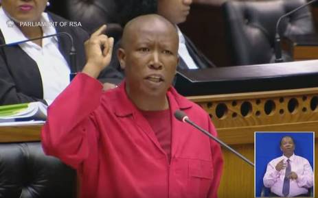 Malema oor grondgryp