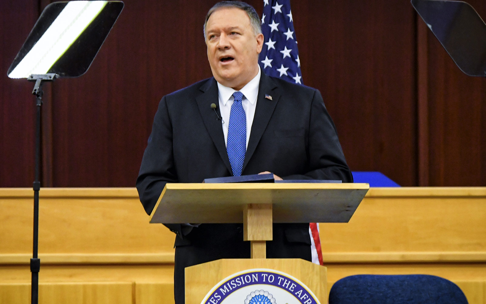 Mike Pompeo Amerikaanse Staatsekretaris
