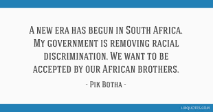 Pik Botha se uitlating