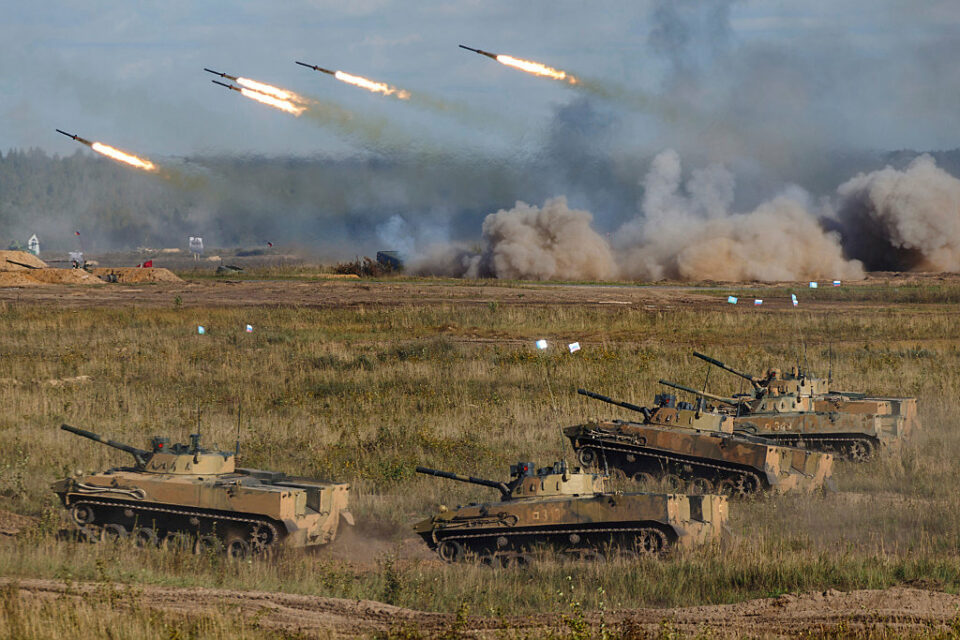 Rusland tree op in die Oekraine