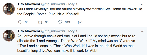 Tito Mboweni se ware kleur