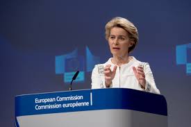 Ursula van der leyden Ursula Van Der Leyen die hoof van die Europese Unie